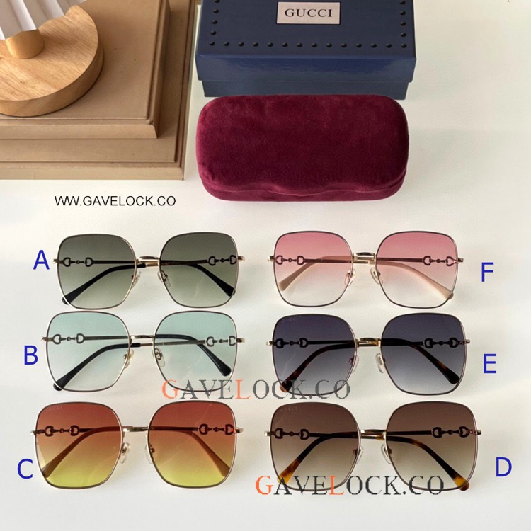 Nice Quality Guccl gg0879s Sunglasses Orange Fading lens